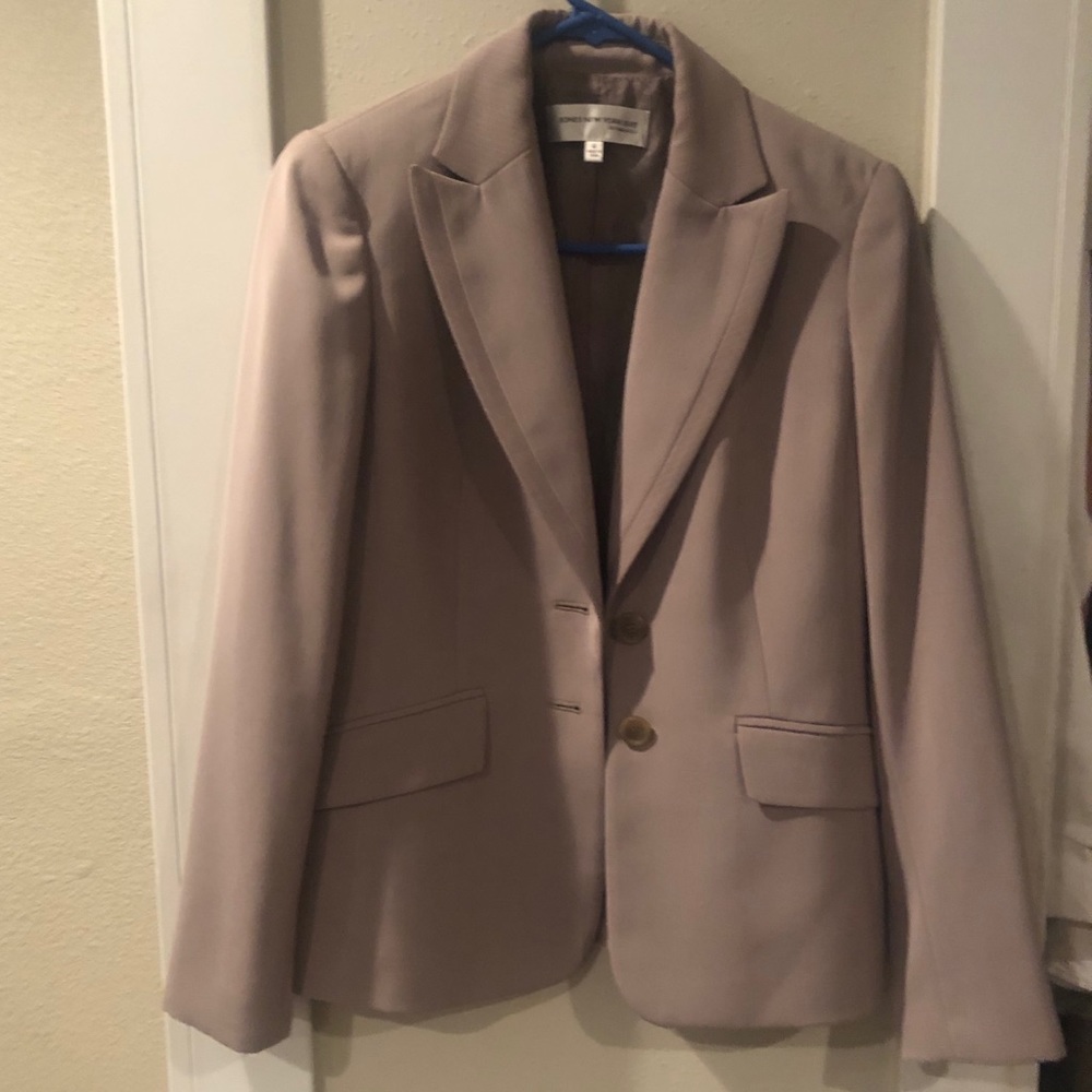 Tan women’s pantsuit